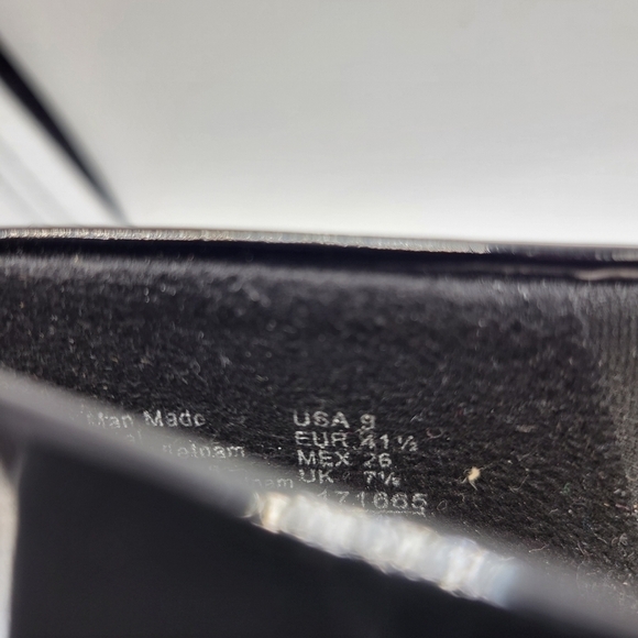 Dexflex Comfort Black Patent Leather Pumps Heels Sz 9 - Picture 10 of 11